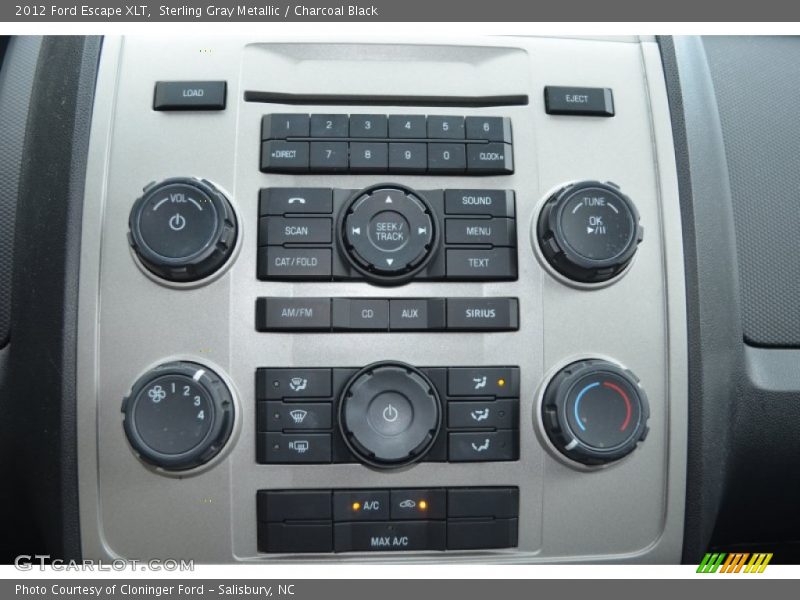 Sterling Gray Metallic / Charcoal Black 2012 Ford Escape XLT