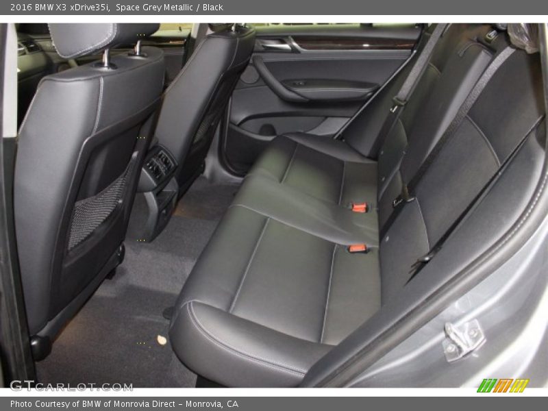 Rear Seat of 2016 X3 xDrive35i