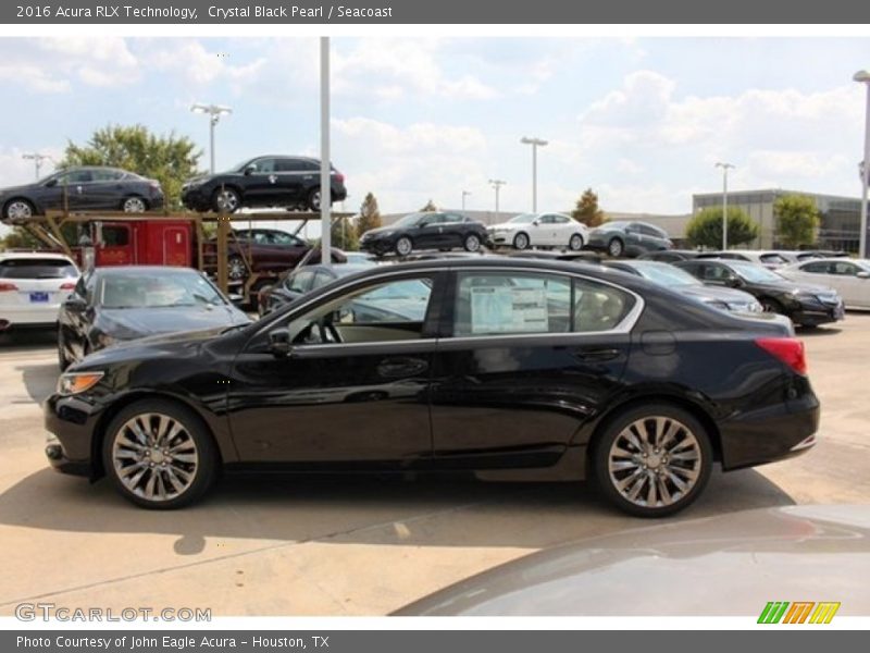 Crystal Black Pearl / Seacoast 2016 Acura RLX Technology