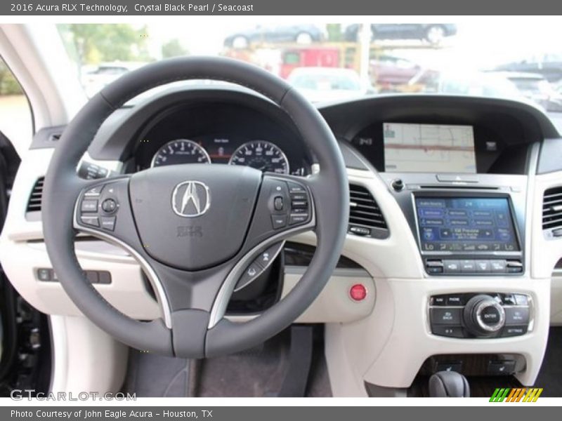 Crystal Black Pearl / Seacoast 2016 Acura RLX Technology