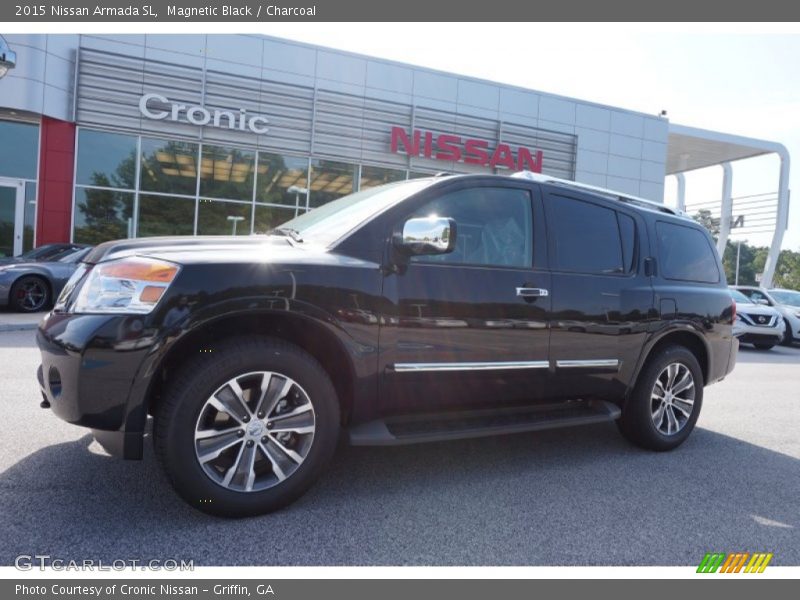 Magnetic Black / Charcoal 2015 Nissan Armada SL