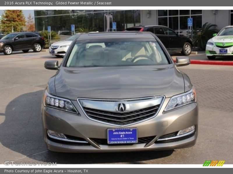 Gilded Pewter Metallic / Seacoast 2016 Acura RLX Technology