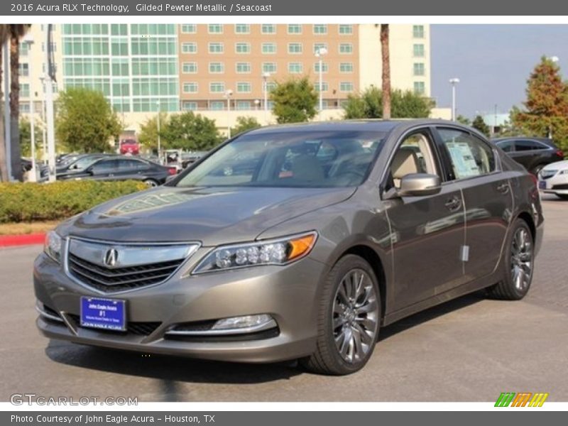 Gilded Pewter Metallic / Seacoast 2016 Acura RLX Technology