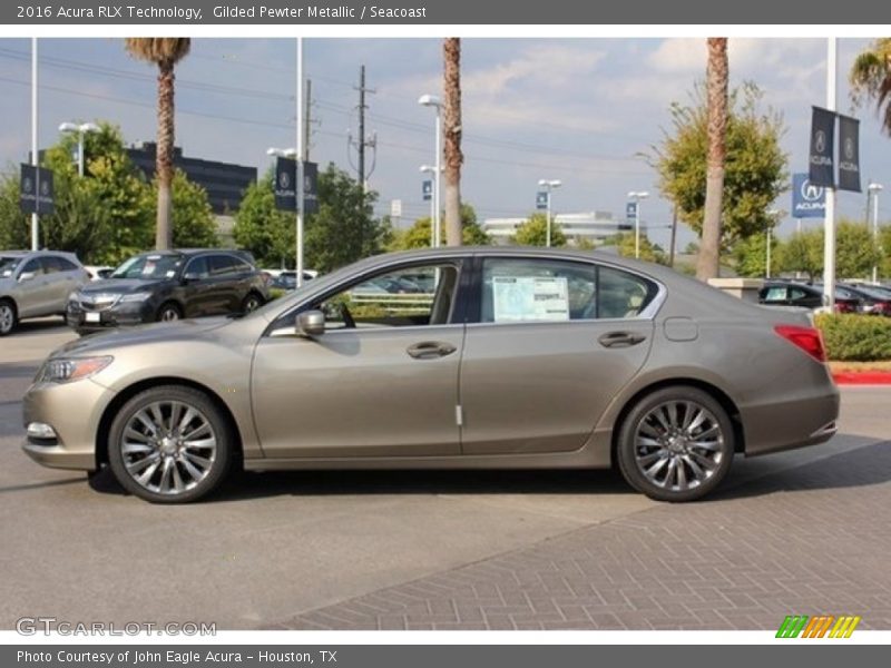 Gilded Pewter Metallic / Seacoast 2016 Acura RLX Technology