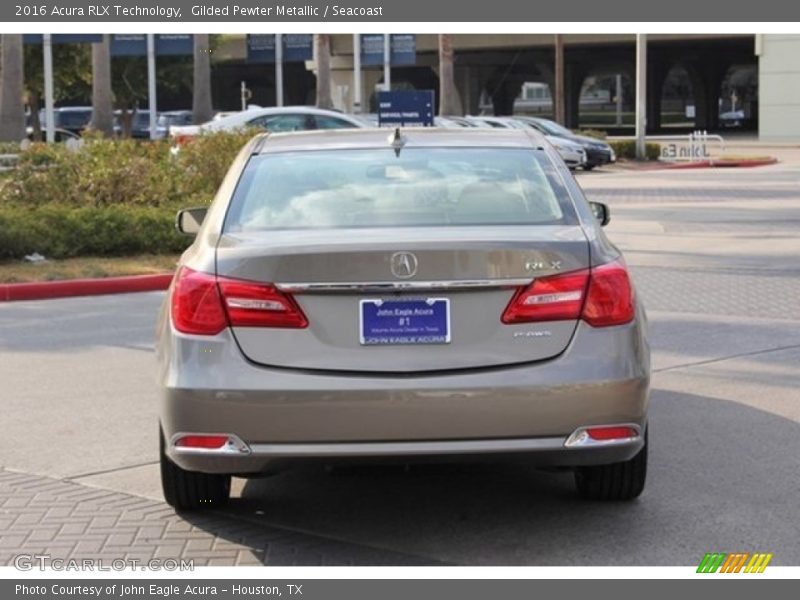 Gilded Pewter Metallic / Seacoast 2016 Acura RLX Technology