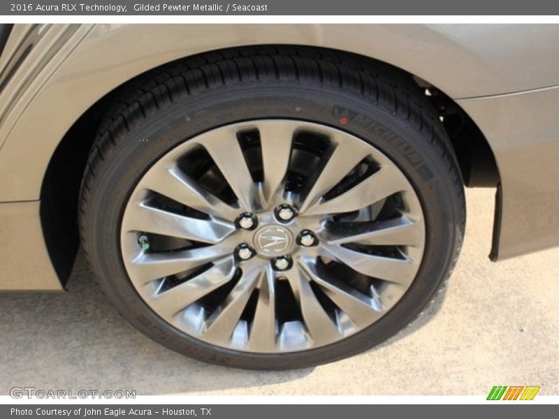 Gilded Pewter Metallic / Seacoast 2016 Acura RLX Technology