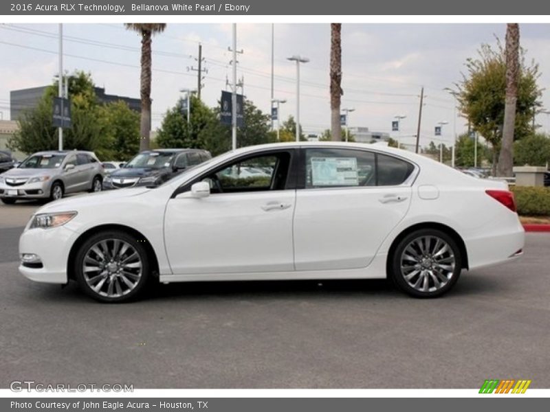 Bellanova White Pearl / Ebony 2016 Acura RLX Technology