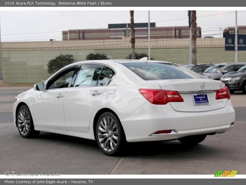 Bellanova White Pearl / Ebony 2016 Acura RLX Technology