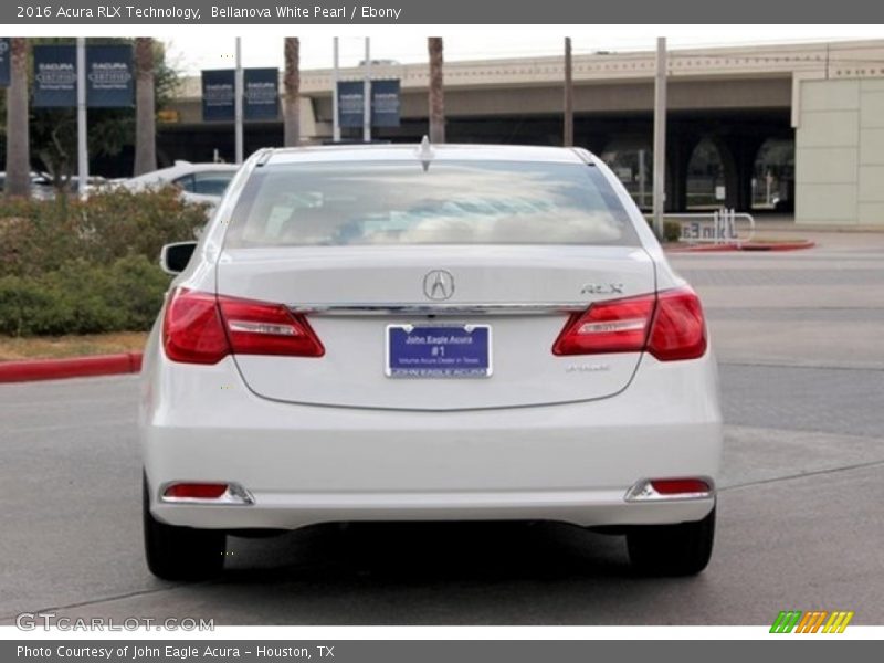Bellanova White Pearl / Ebony 2016 Acura RLX Technology