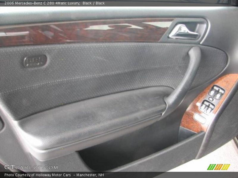 Black / Black 2006 Mercedes-Benz C 280 4Matic Luxury