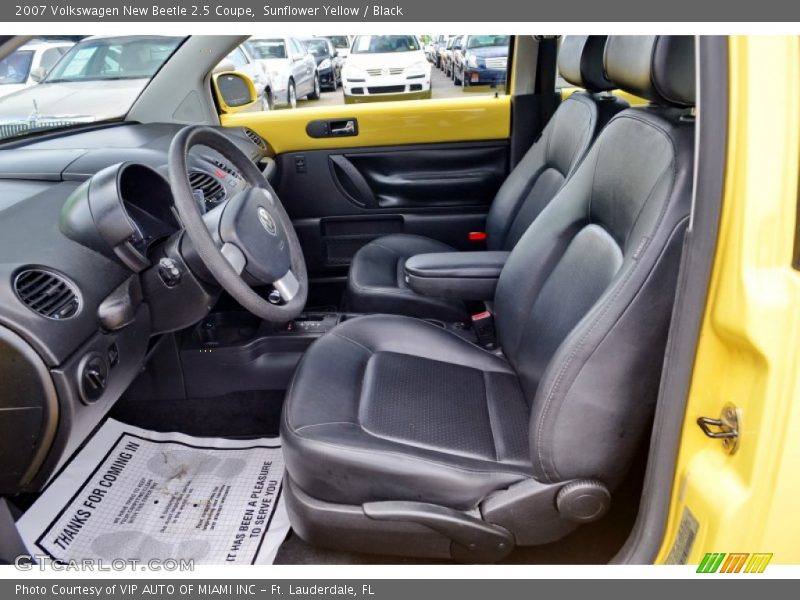  2007 New Beetle 2.5 Coupe Black Interior
