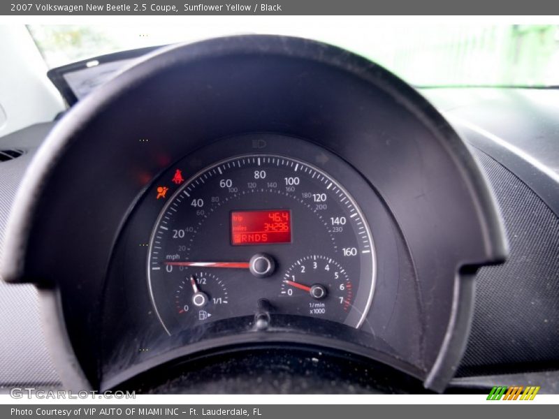  2007 New Beetle 2.5 Coupe 2.5 Coupe Gauges