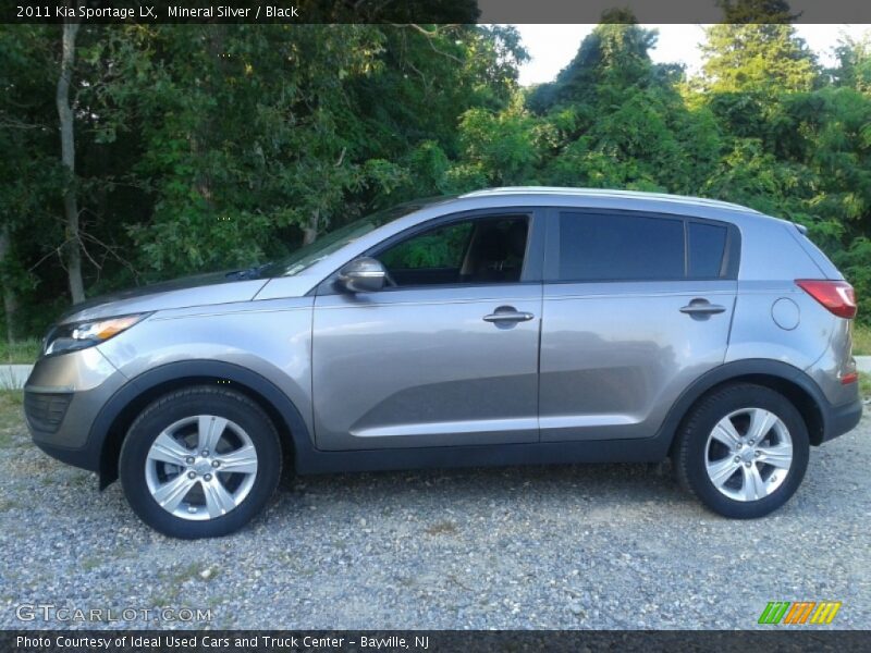 Mineral Silver / Black 2011 Kia Sportage LX