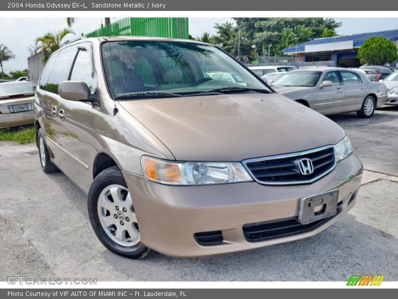 Sandstone Metallic / Ivory 2004 Honda Odyssey EX-L