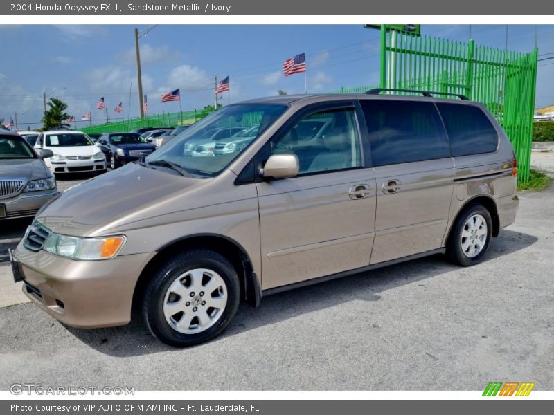 Sandstone Metallic / Ivory 2004 Honda Odyssey EX-L