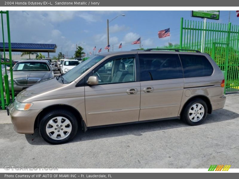 Sandstone Metallic / Ivory 2004 Honda Odyssey EX-L