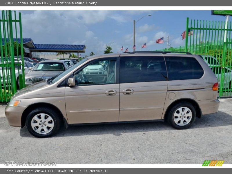 Sandstone Metallic / Ivory 2004 Honda Odyssey EX-L