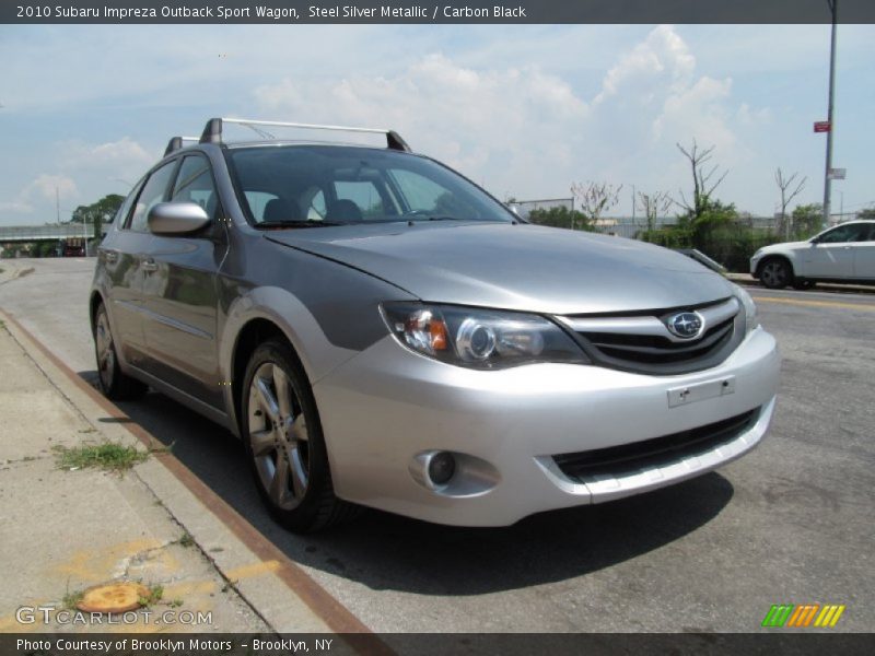 Steel Silver Metallic / Carbon Black 2010 Subaru Impreza Outback Sport Wagon