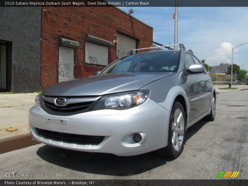 Steel Silver Metallic / Carbon Black 2010 Subaru Impreza Outback Sport Wagon