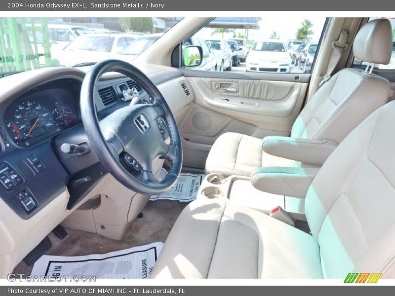 Sandstone Metallic / Ivory 2004 Honda Odyssey EX-L
