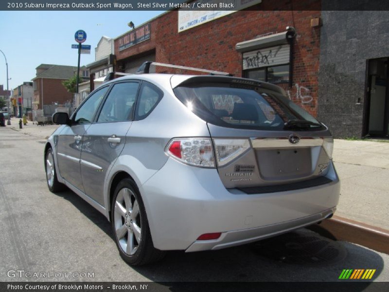 Steel Silver Metallic / Carbon Black 2010 Subaru Impreza Outback Sport Wagon