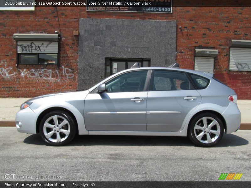 Steel Silver Metallic / Carbon Black 2010 Subaru Impreza Outback Sport Wagon