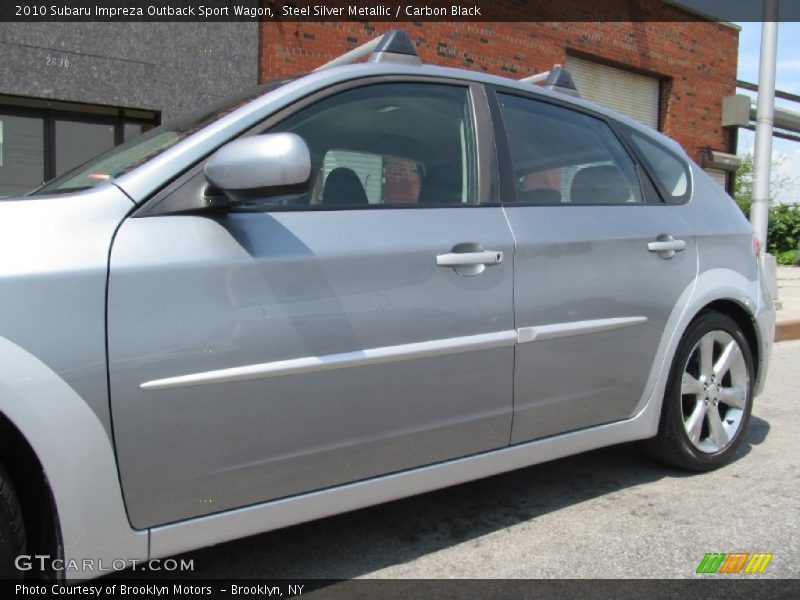 Steel Silver Metallic / Carbon Black 2010 Subaru Impreza Outback Sport Wagon