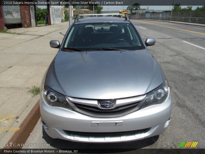 Steel Silver Metallic / Carbon Black 2010 Subaru Impreza Outback Sport Wagon