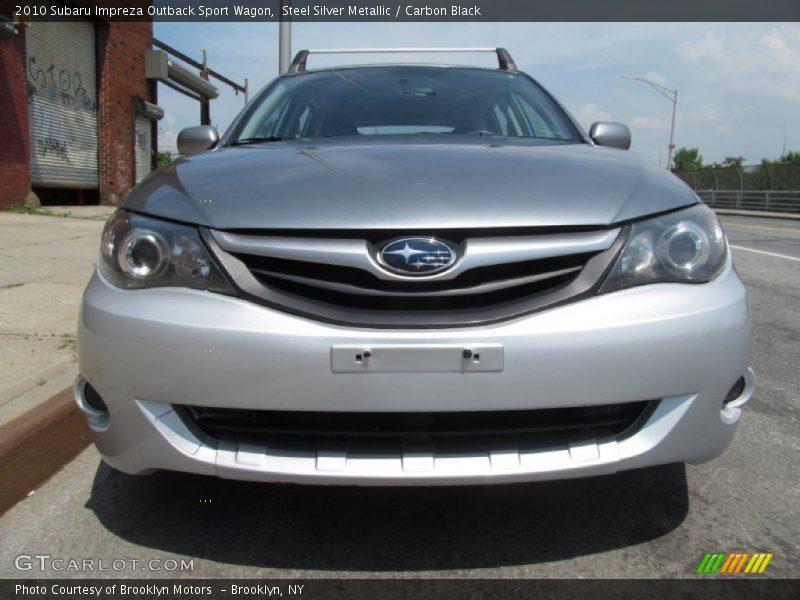 Steel Silver Metallic / Carbon Black 2010 Subaru Impreza Outback Sport Wagon