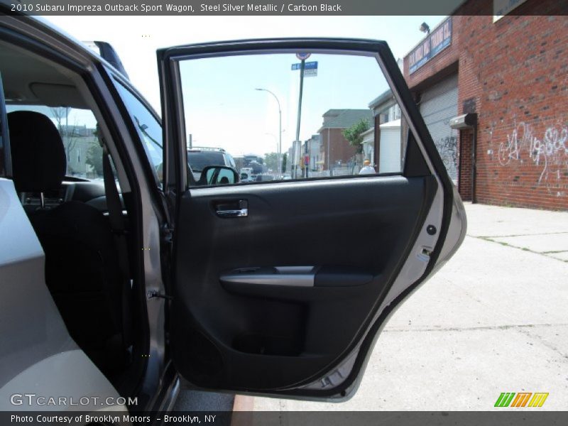 Steel Silver Metallic / Carbon Black 2010 Subaru Impreza Outback Sport Wagon