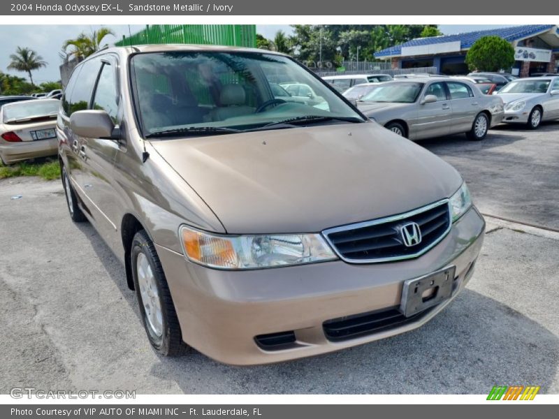 Sandstone Metallic / Ivory 2004 Honda Odyssey EX-L