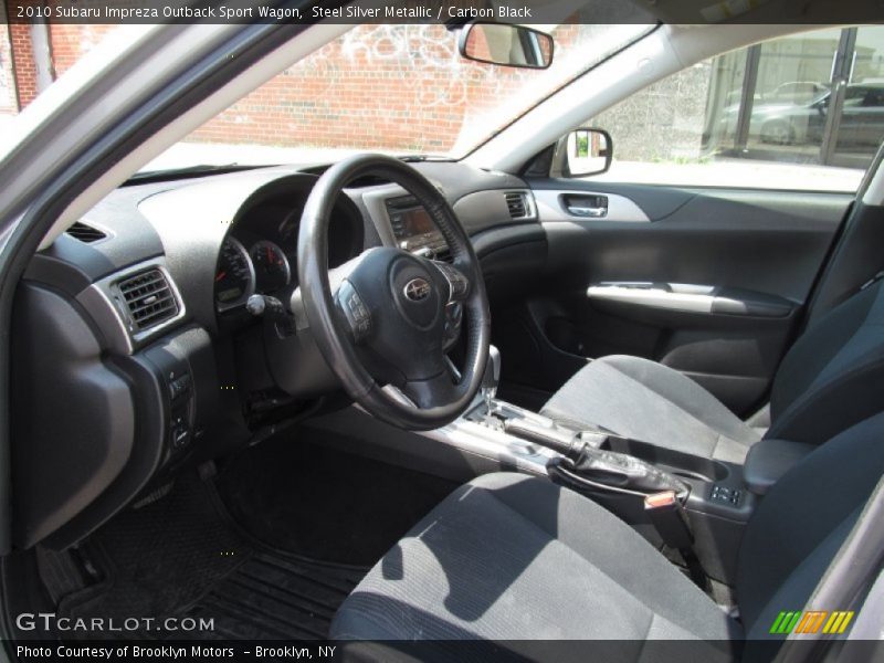 Steel Silver Metallic / Carbon Black 2010 Subaru Impreza Outback Sport Wagon