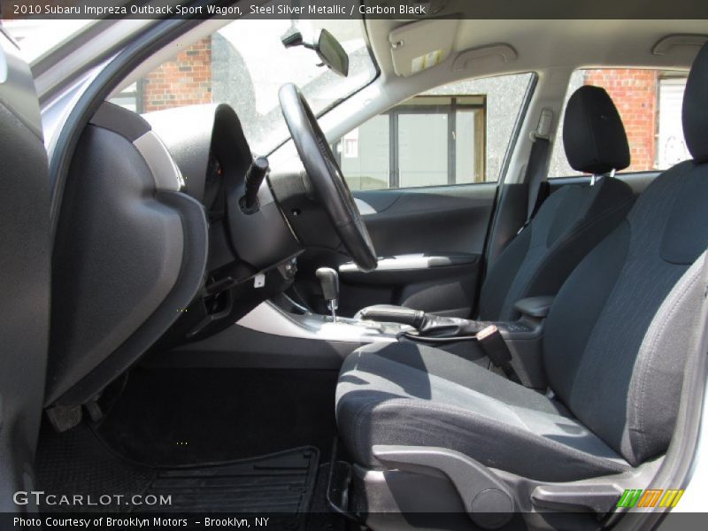 Steel Silver Metallic / Carbon Black 2010 Subaru Impreza Outback Sport Wagon