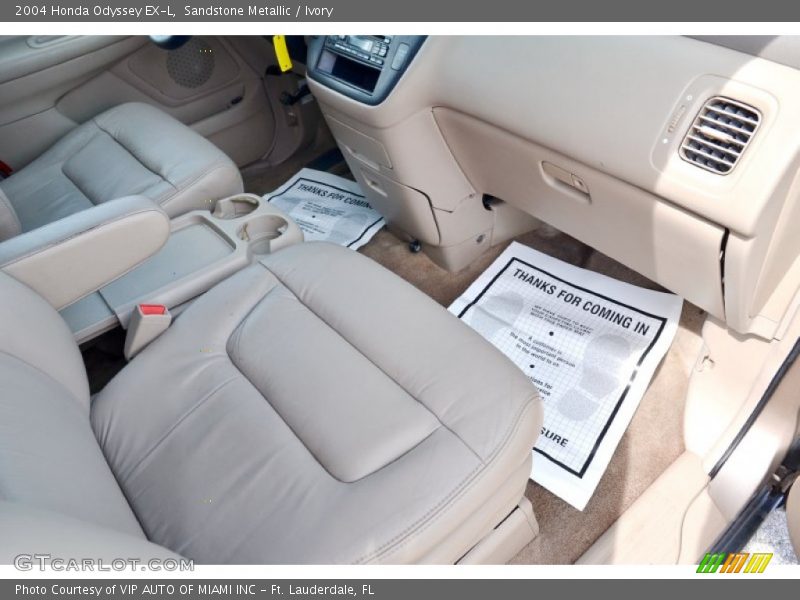 Sandstone Metallic / Ivory 2004 Honda Odyssey EX-L