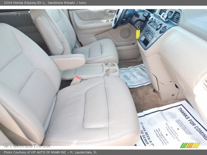 Sandstone Metallic / Ivory 2004 Honda Odyssey EX-L