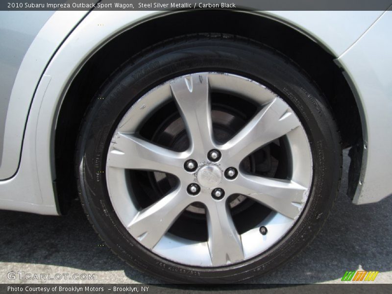 Steel Silver Metallic / Carbon Black 2010 Subaru Impreza Outback Sport Wagon