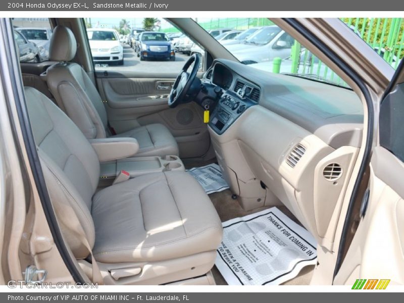 Sandstone Metallic / Ivory 2004 Honda Odyssey EX-L