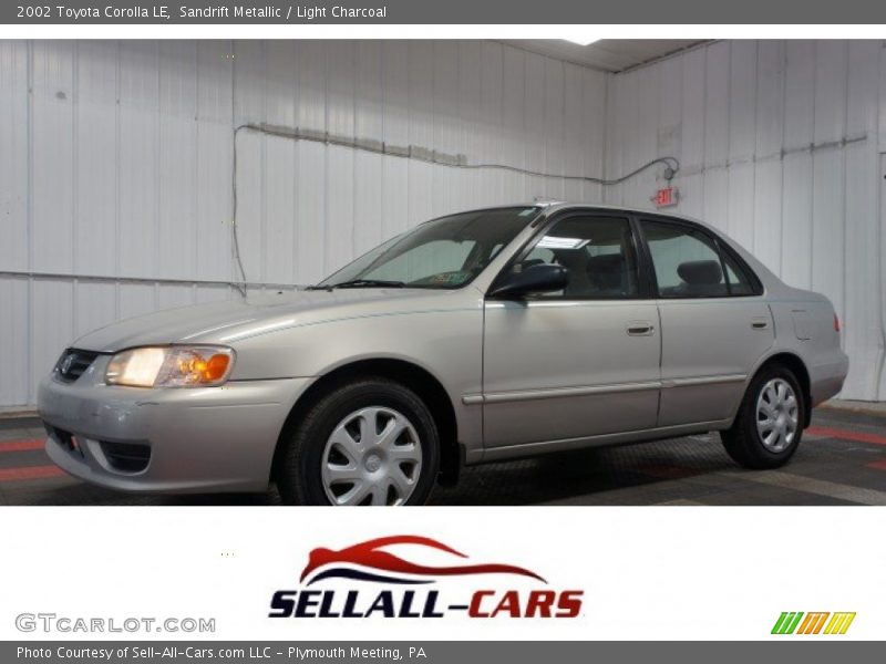 Sandrift Metallic / Light Charcoal 2002 Toyota Corolla LE
