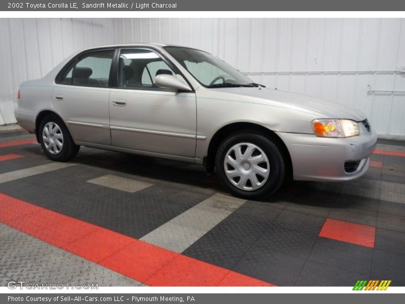 Sandrift Metallic / Light Charcoal 2002 Toyota Corolla LE