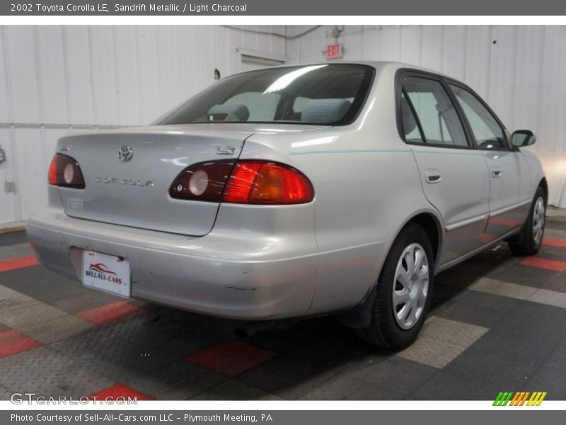 Sandrift Metallic / Light Charcoal 2002 Toyota Corolla LE