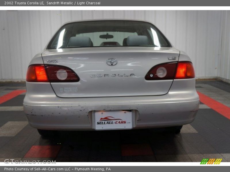 Sandrift Metallic / Light Charcoal 2002 Toyota Corolla LE