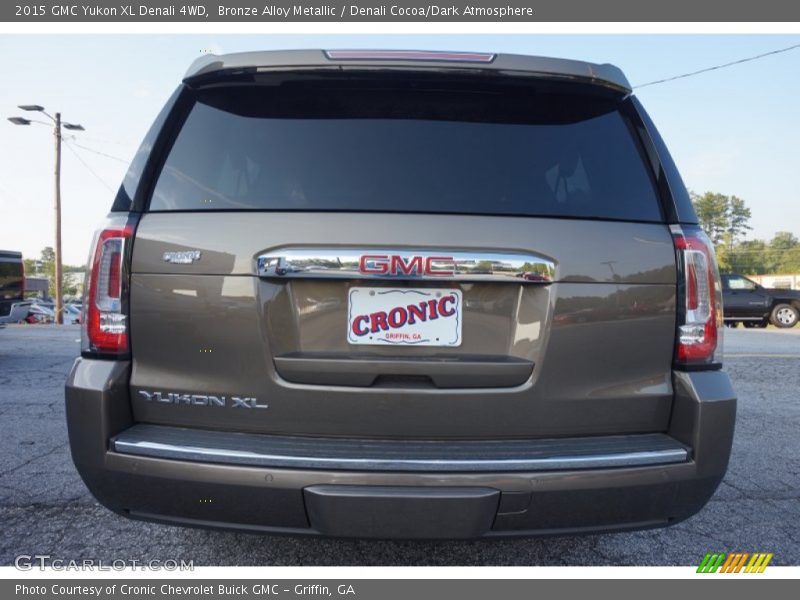 Bronze Alloy Metallic / Denali Cocoa/Dark Atmosphere 2015 GMC Yukon XL Denali 4WD