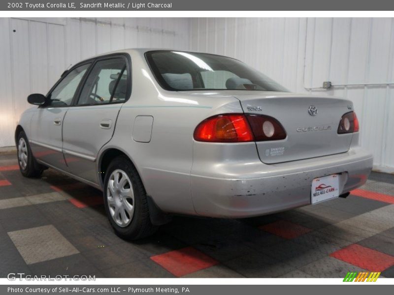 Sandrift Metallic / Light Charcoal 2002 Toyota Corolla LE