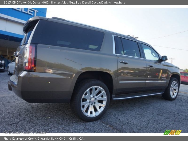 Bronze Alloy Metallic / Denali Cocoa/Dark Atmosphere 2015 GMC Yukon XL Denali 4WD