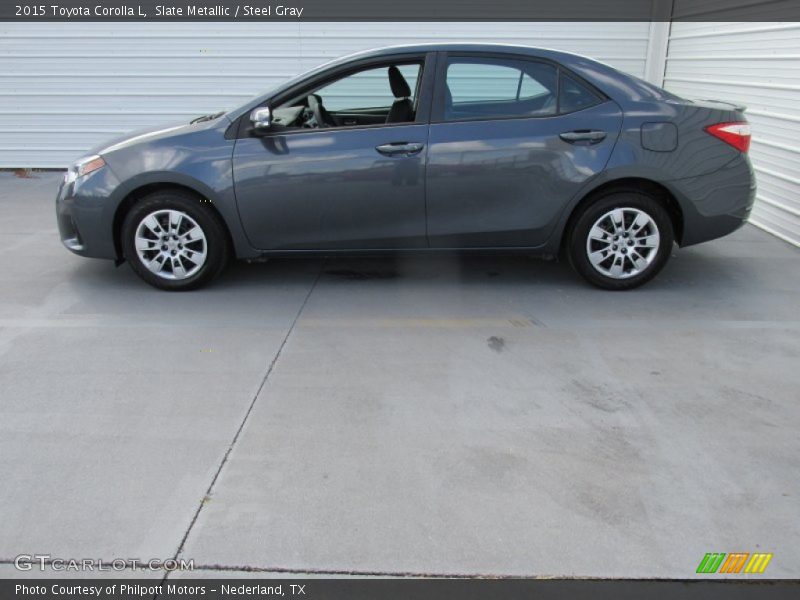 Slate Metallic / Steel Gray 2015 Toyota Corolla L