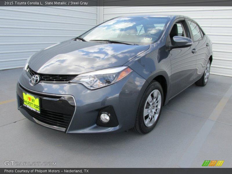 Slate Metallic / Steel Gray 2015 Toyota Corolla L