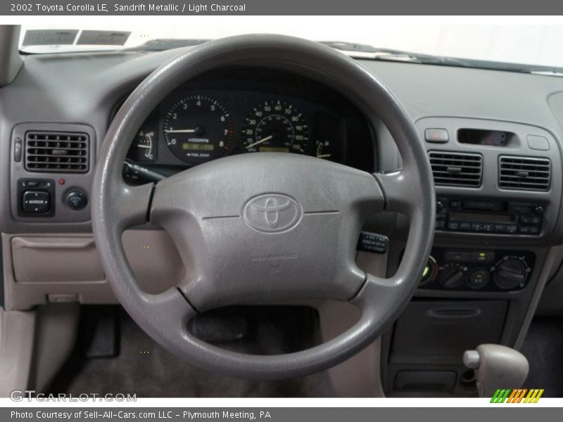 Sandrift Metallic / Light Charcoal 2002 Toyota Corolla LE