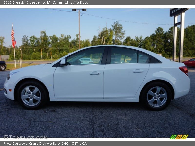 Summit White / Jet Black 2016 Chevrolet Cruze Limited LT