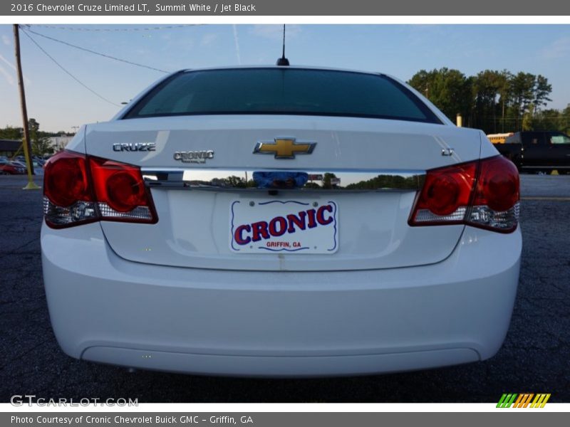 Summit White / Jet Black 2016 Chevrolet Cruze Limited LT