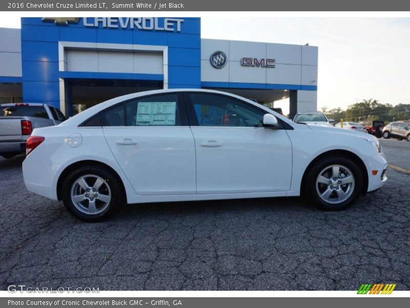 Summit White / Jet Black 2016 Chevrolet Cruze Limited LT
